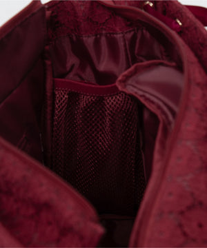 フローラルレースアップぬい痛バッグ