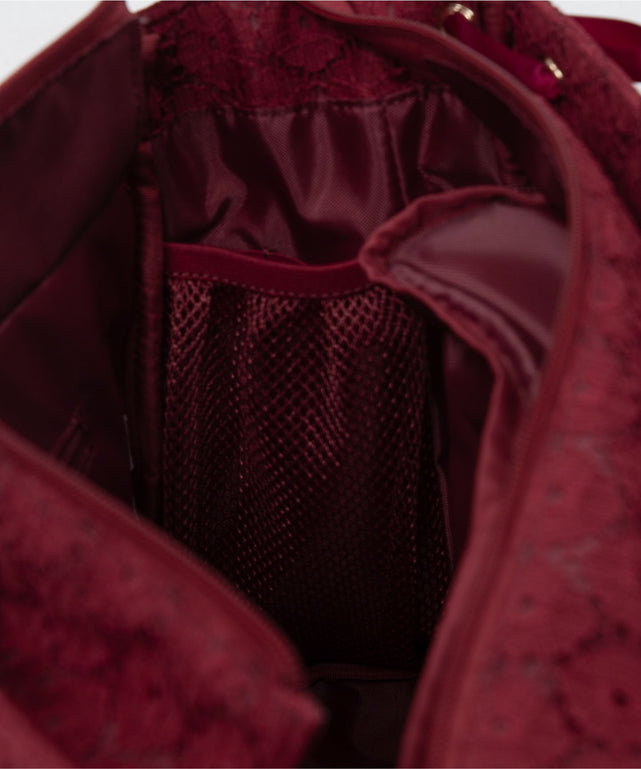 フローラルレースアップぬい痛バッグ