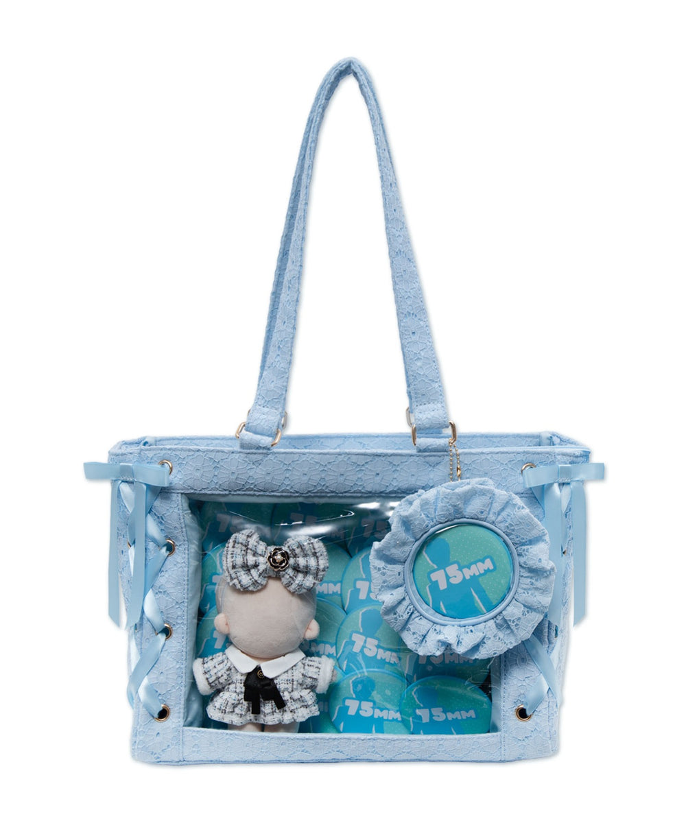 フローラルレースアップぬい痛バッグ