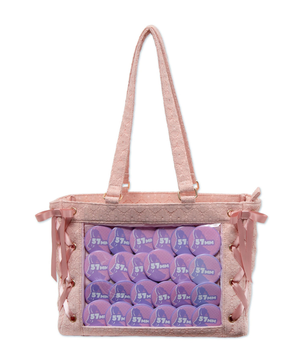 フローラルレースアップぬい痛バッグ