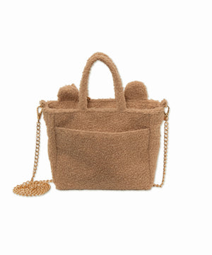 耳付きレースアップミニぬいショルダー