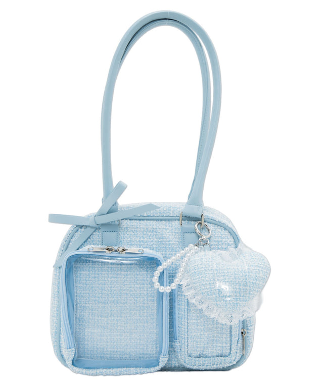 きらふわロマンティックぬい痛ボストンバッグ/サックス