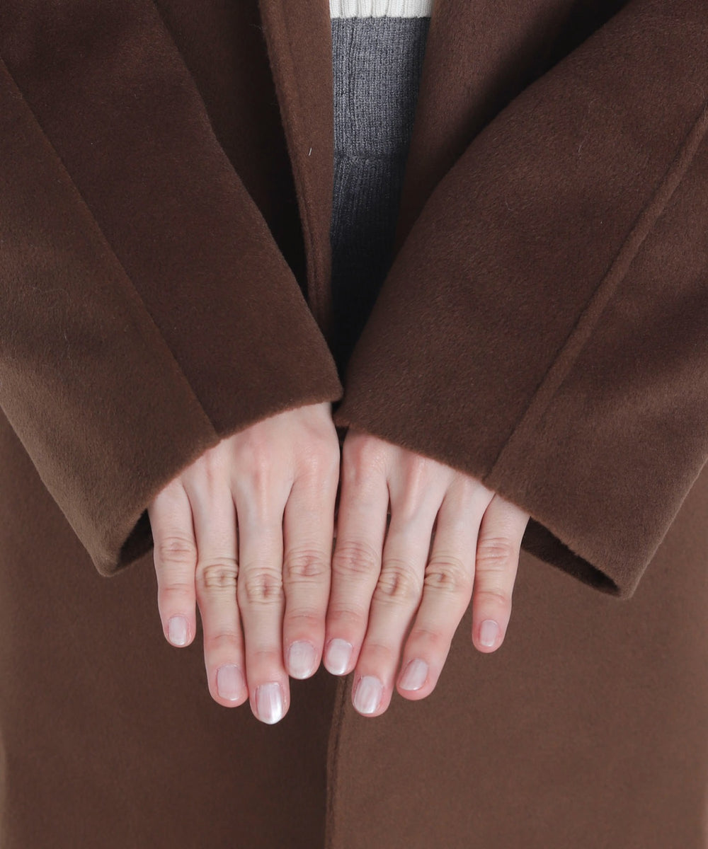 オーバーサイズダブルロングコート