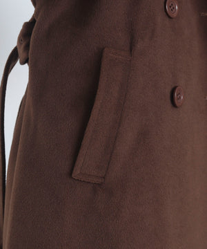 オーバーサイズダブルロングコート