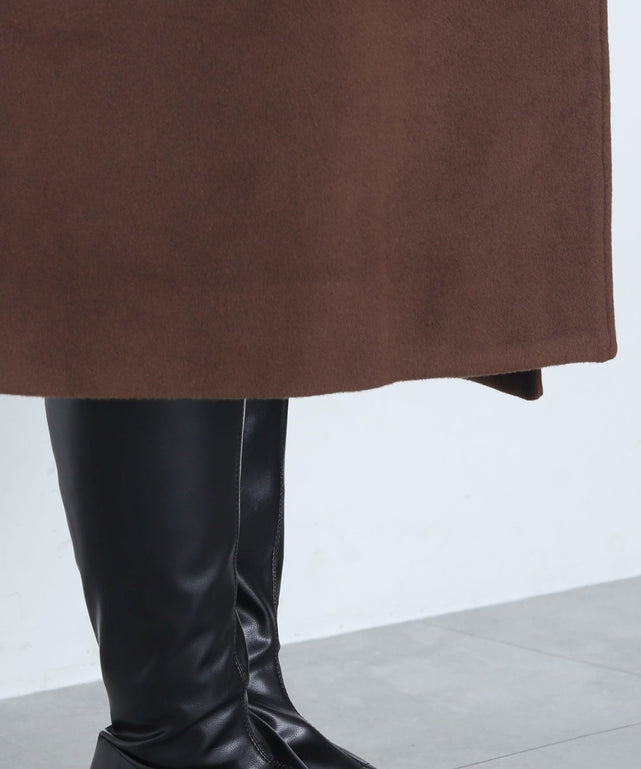 オーバーサイズダブルロングコート