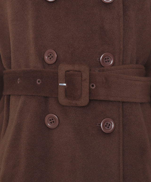 オーバーサイズダブルロングコート