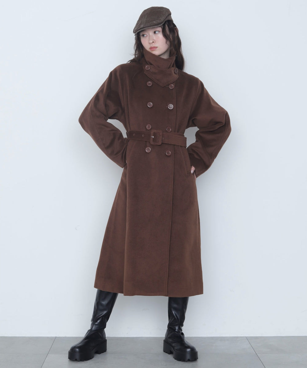 ブラウン　モデル：163cm M着用