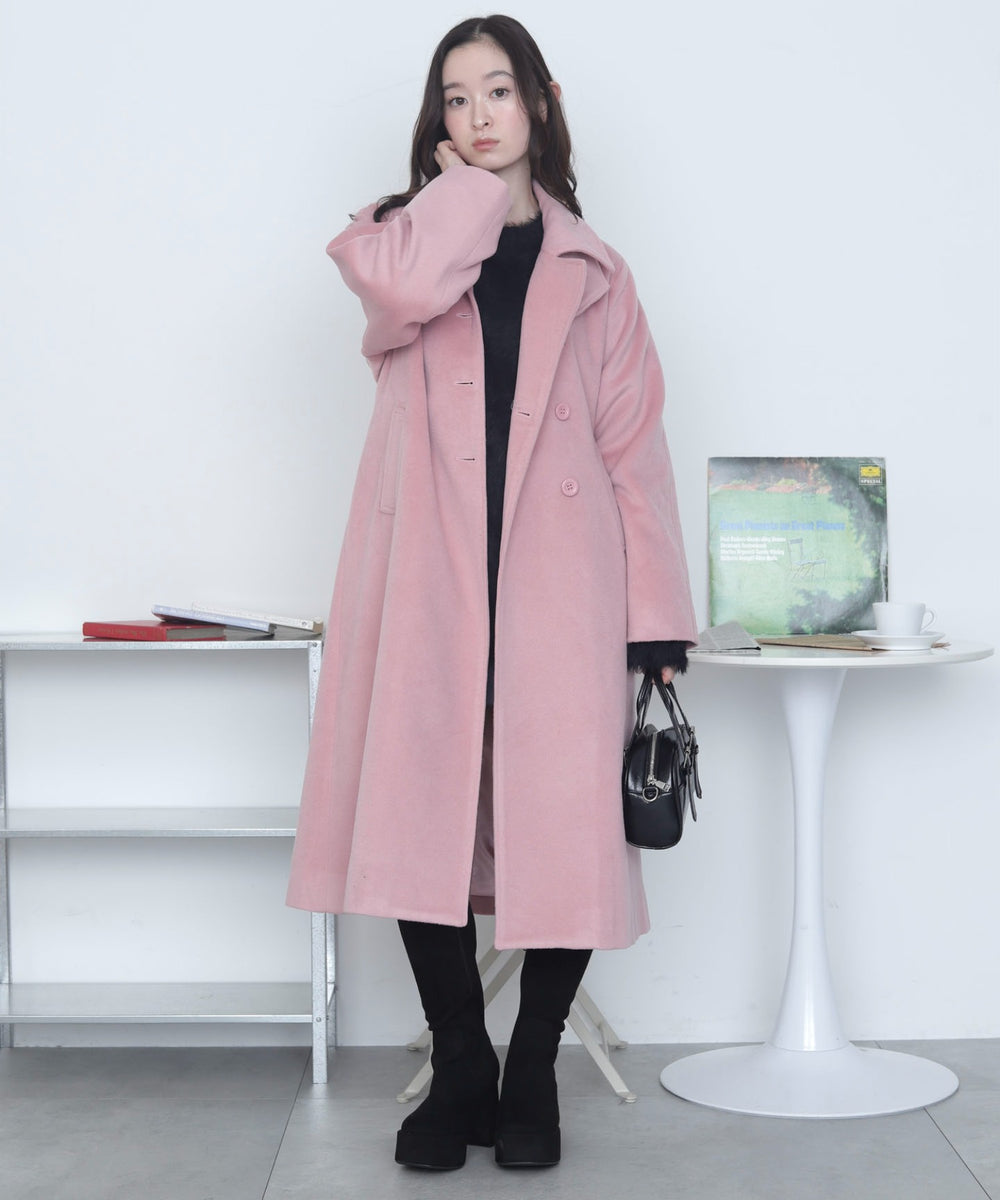 ピンク　モデル：163cm M着用