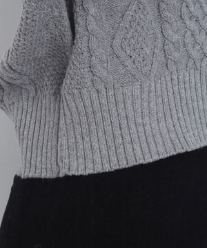 ケーブルニット