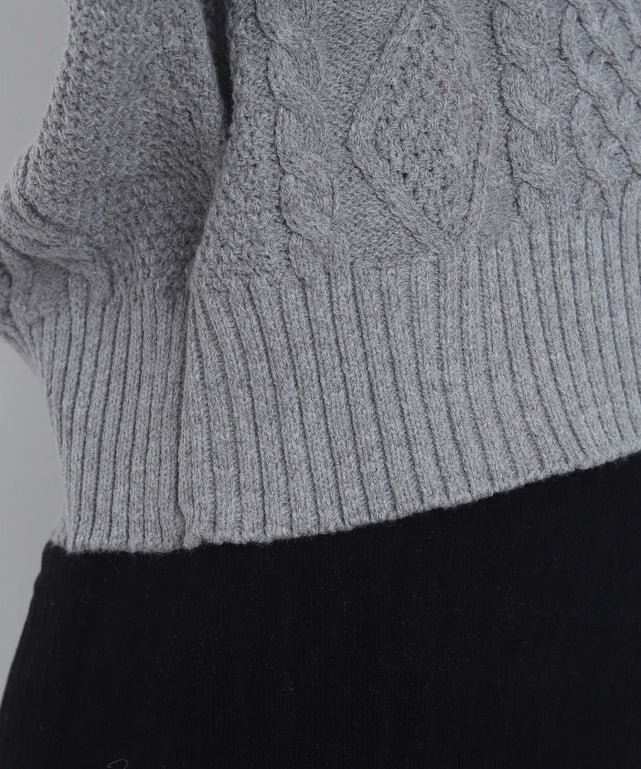 ケーブルニット