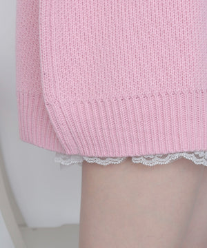 タートルネックオーバーニット