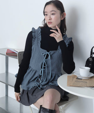 サックス　モデル：163cm M着用