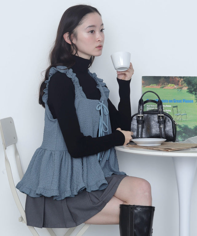 サックス　モデル：163cm M着用