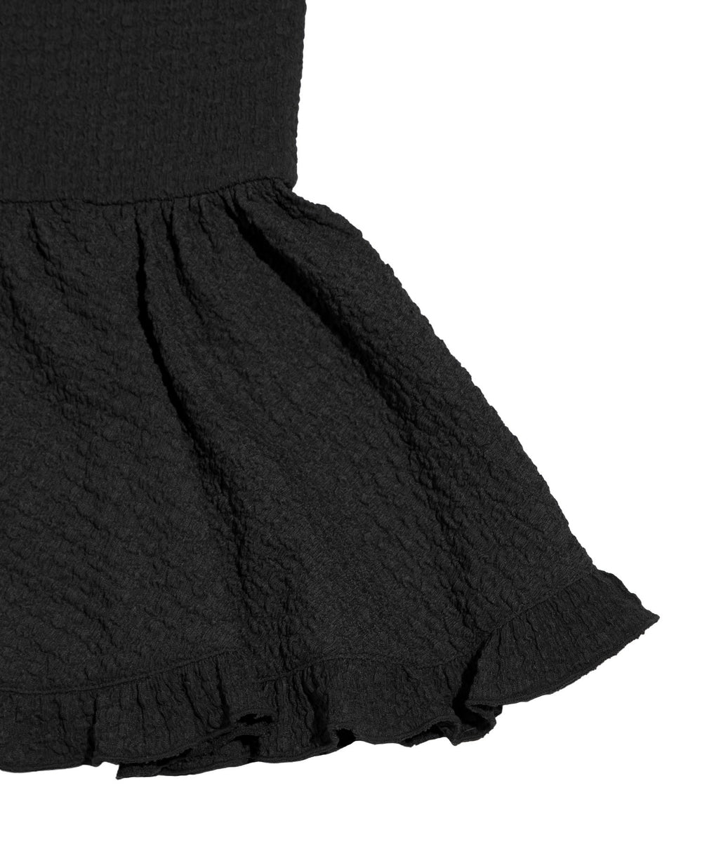 フロントリボンフリルキャミチュニック