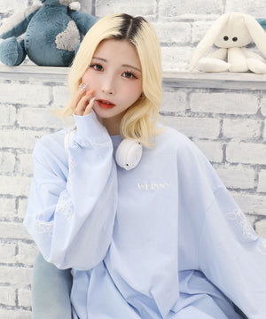 転がり系闇うさロンT