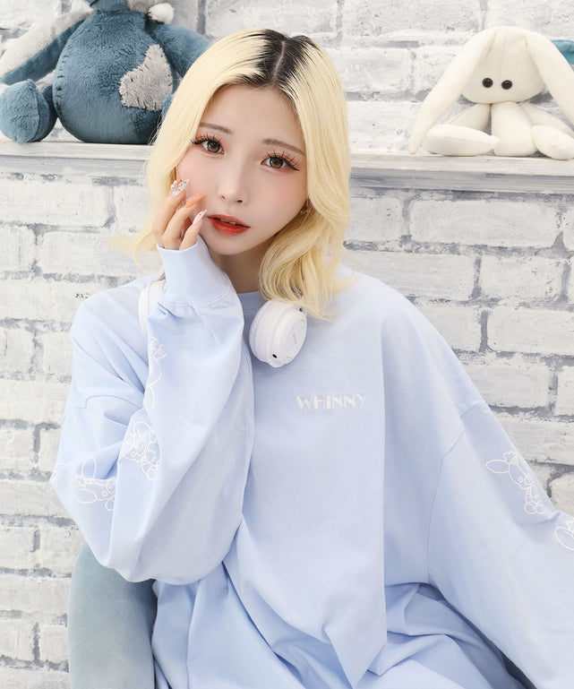 転がり系闇うさロンT