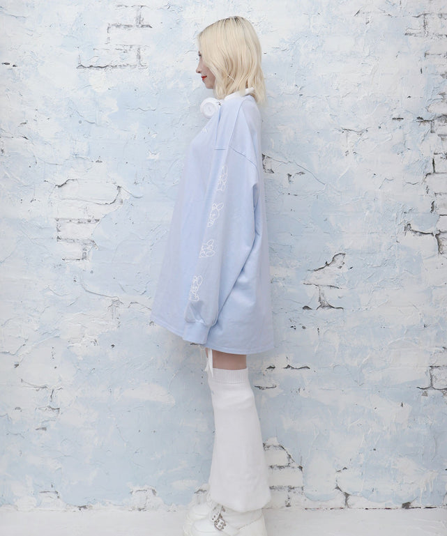 転がり系闇うさロンT