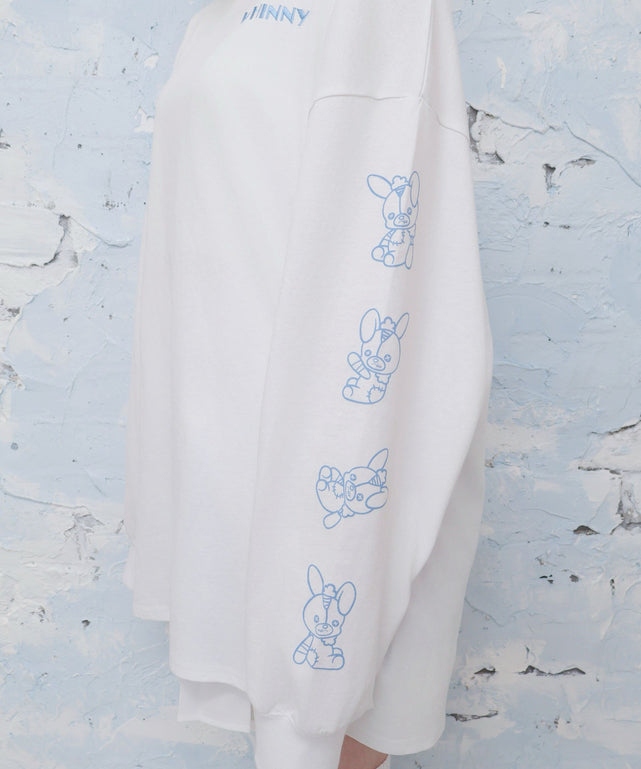 転がり系闇うさロンT