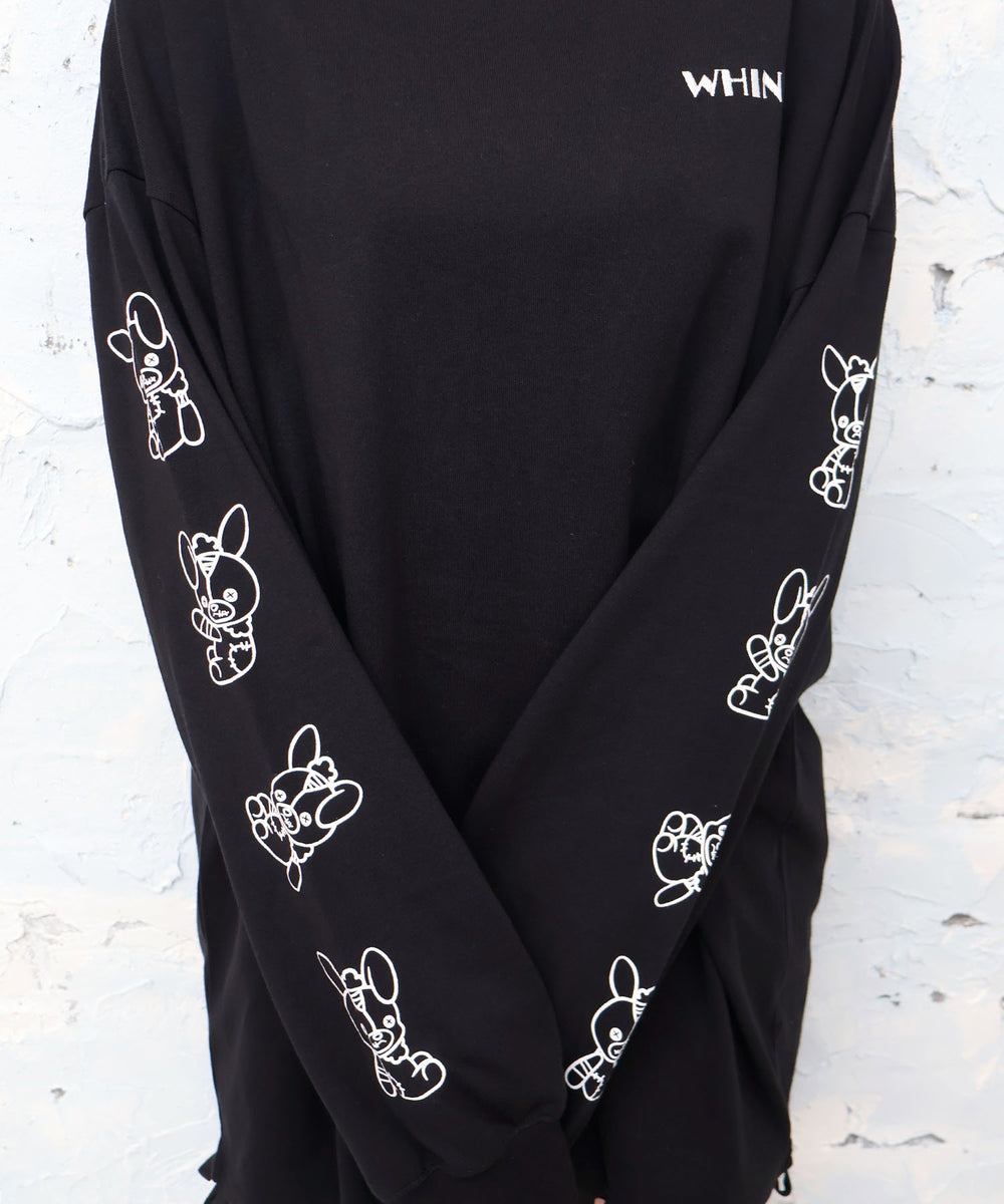 転がり系闇うさロンT