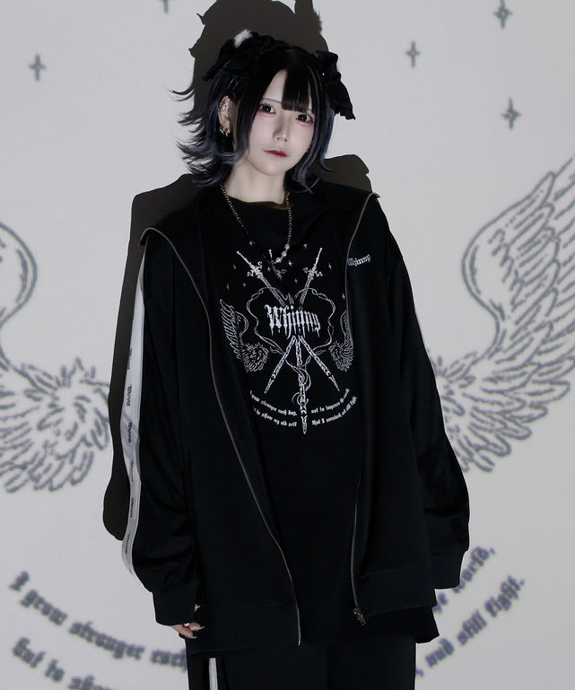 カリスマ　WEGO コラボ　パーカー　ブラック カリスマ WEGO コラボパーカー 黒