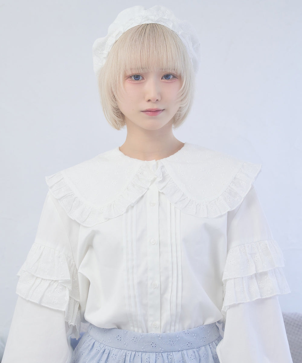 ぷあぷあ綿雲もぐもぐブラウス