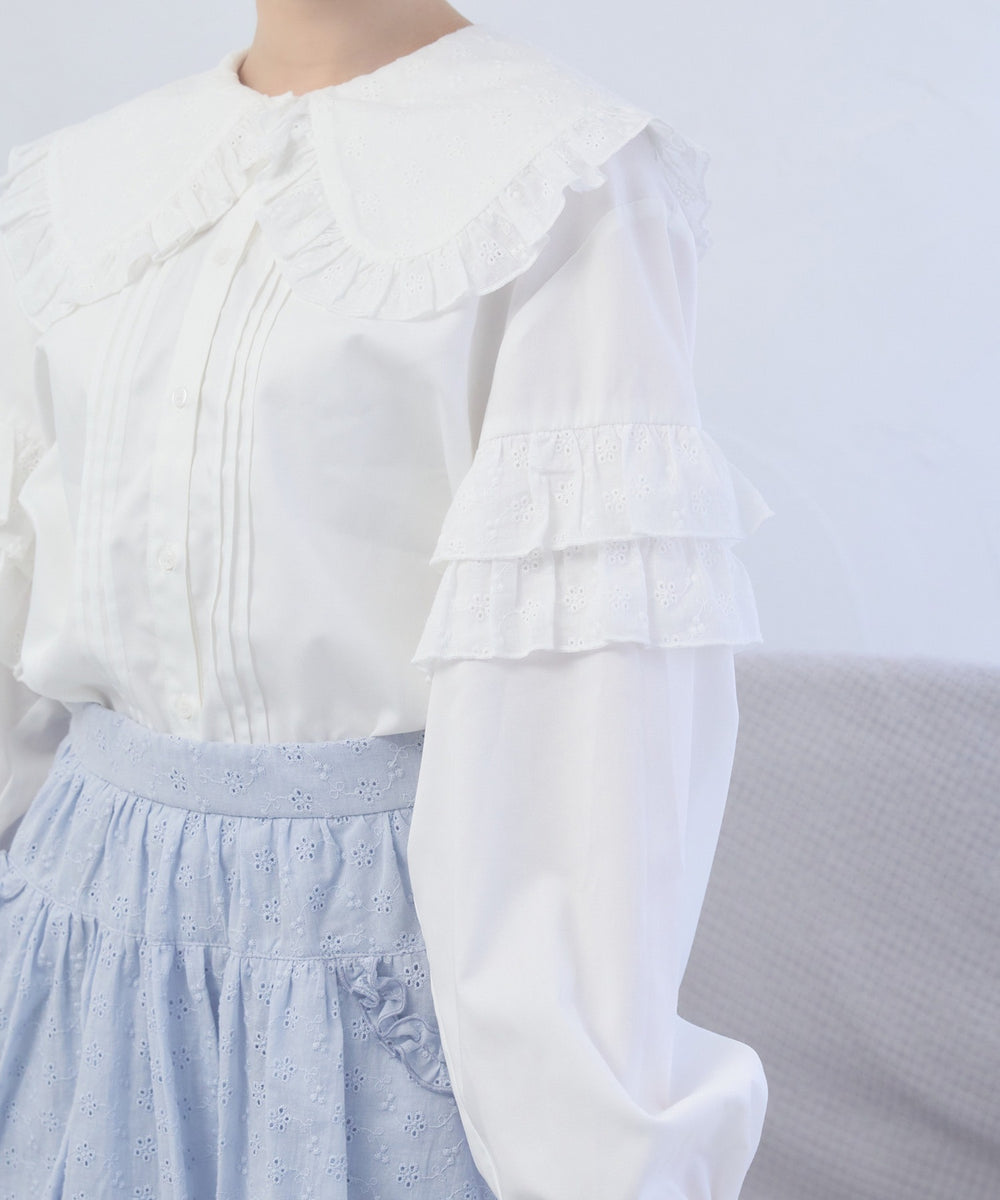 ぷあぷあ綿雲もぐもぐブラウス