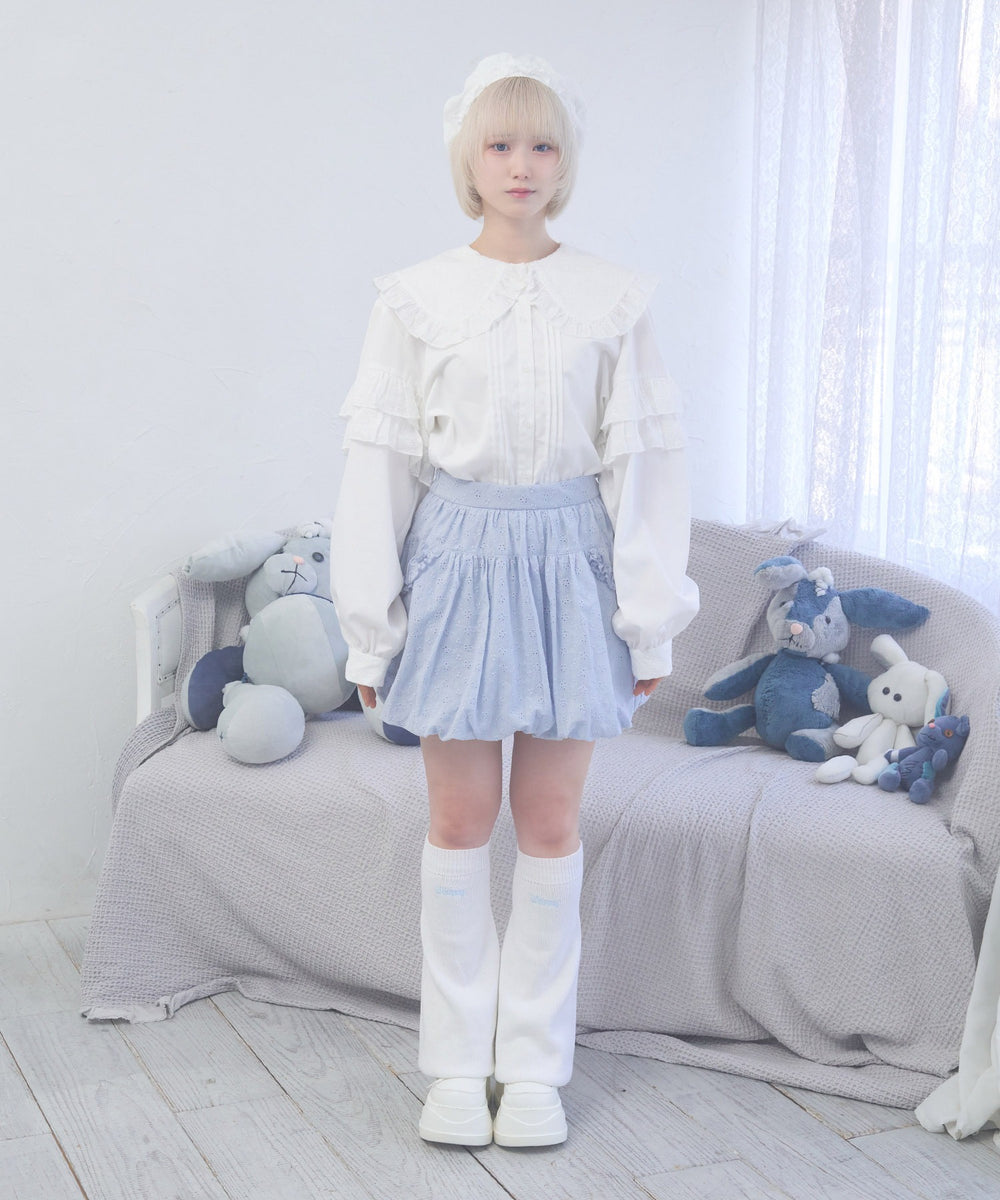 ぷあぷあ綿雲もぐもぐブラウス