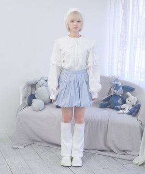 ぷあぷあ綿雲もぐもぐブラウス