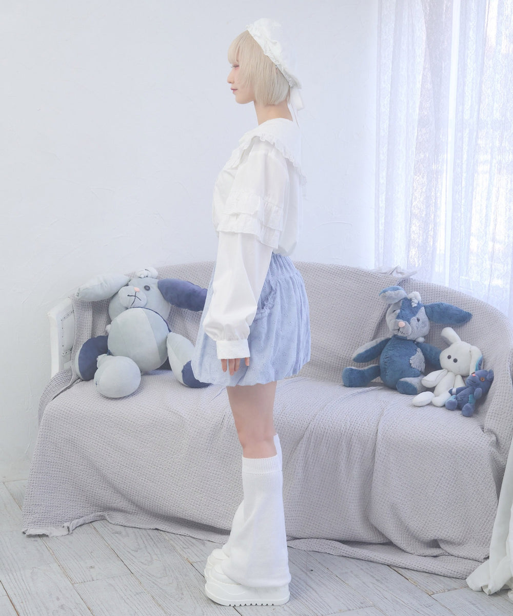 ぷあぷあ綿雲もぐもぐブラウス