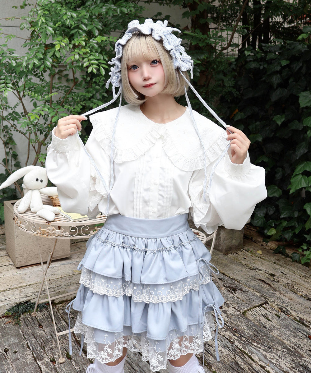 ぷあぷあ綿雲もぐもぐブラウス