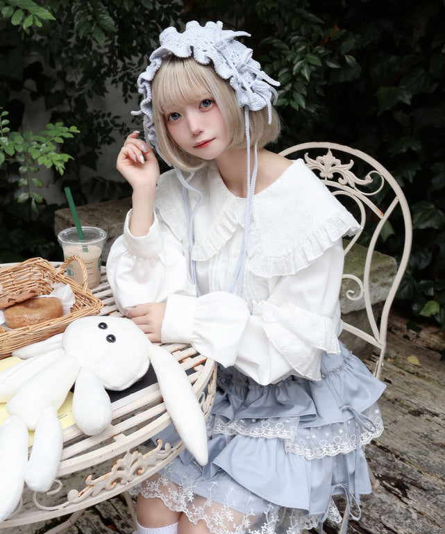 ぷあぷあ綿雲もぐもぐブラウス