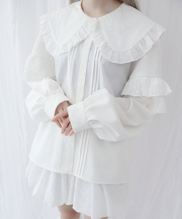 ぷあぷあ綿雲もぐもぐブラウス