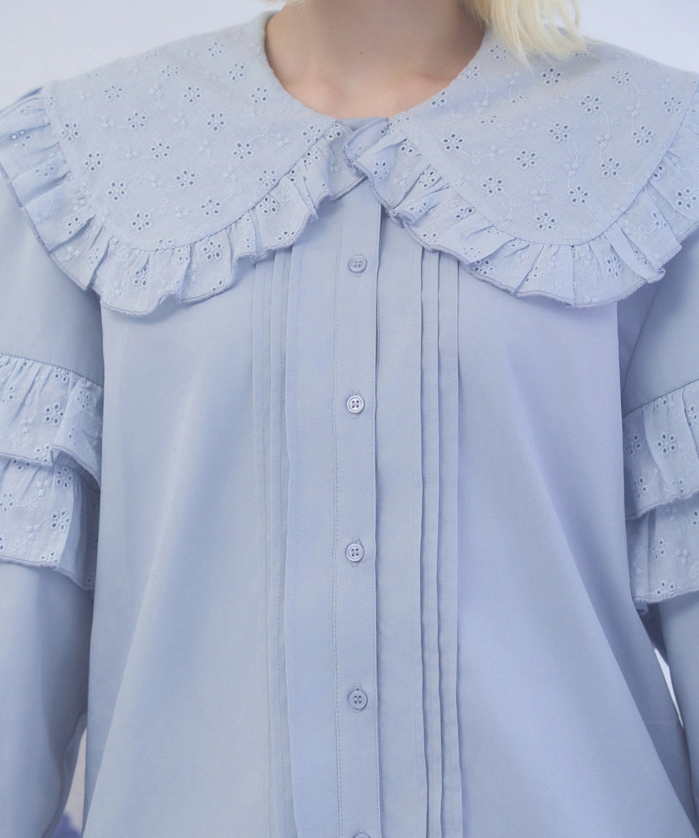 ぷあぷあ綿雲もぐもぐブラウス