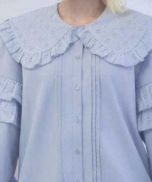 ぷあぷあ綿雲もぐもぐブラウス