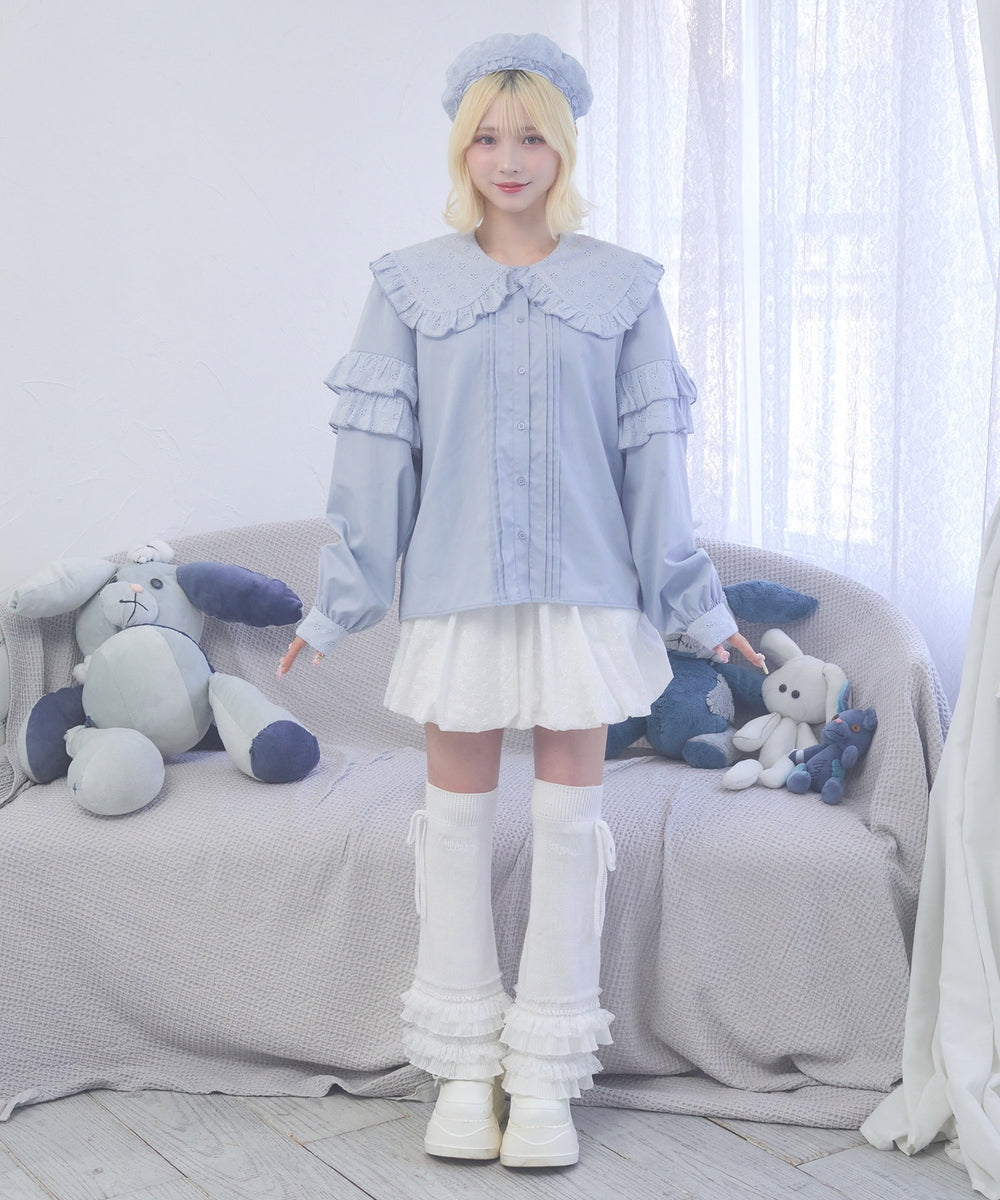 ぷあぷあ綿雲もぐもぐブラウス