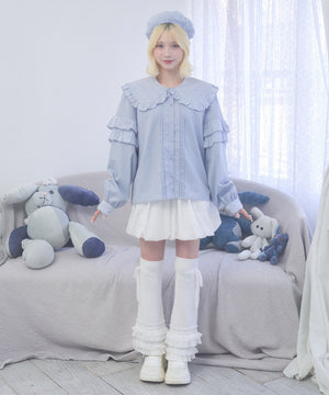 ぷあぷあ綿雲もぐもぐブラウス