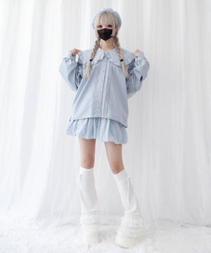 ぷあぷあ綿雲もぐもぐブラウス