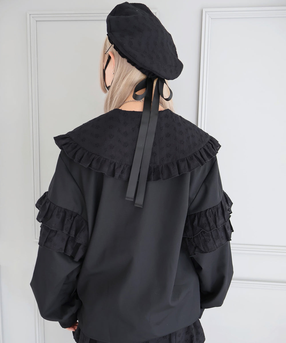 ぷあぷあ綿雲もぐもぐブラウス