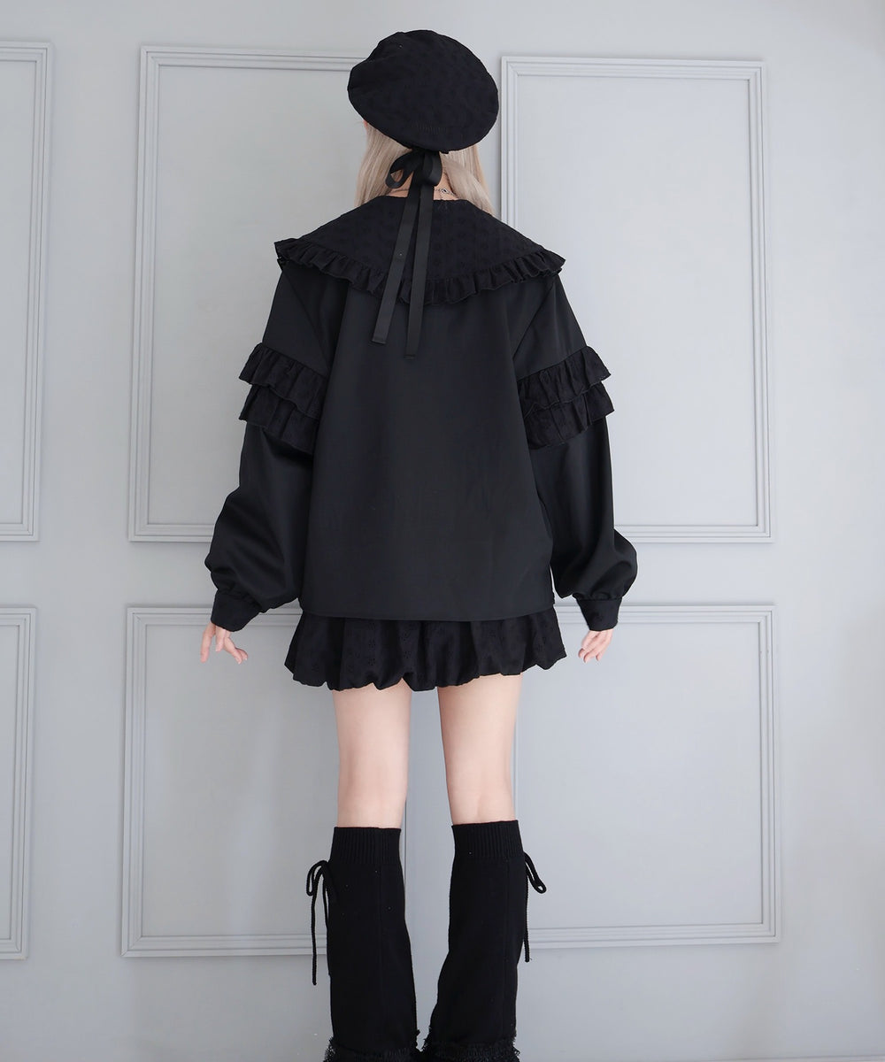 ぷあぷあ綿雲もぐもぐブラウス