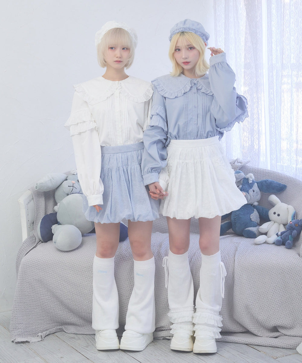 ぷあぷあ綿雲もぐもぐブラウス