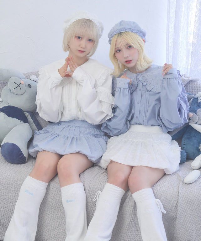 ぷあぷあ綿雲もぐもぐブラウス