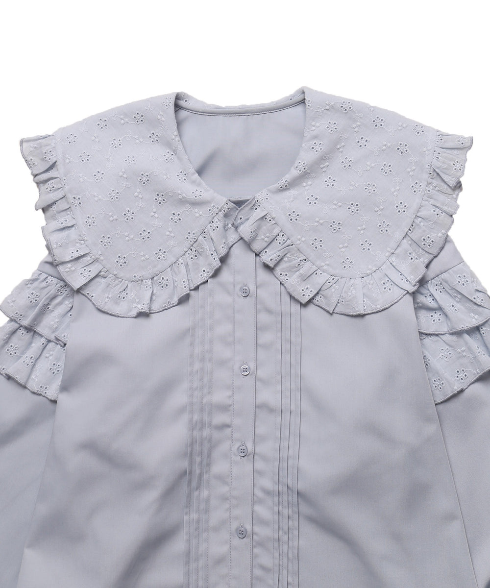 ぷあぷあ綿雲もぐもぐブラウス