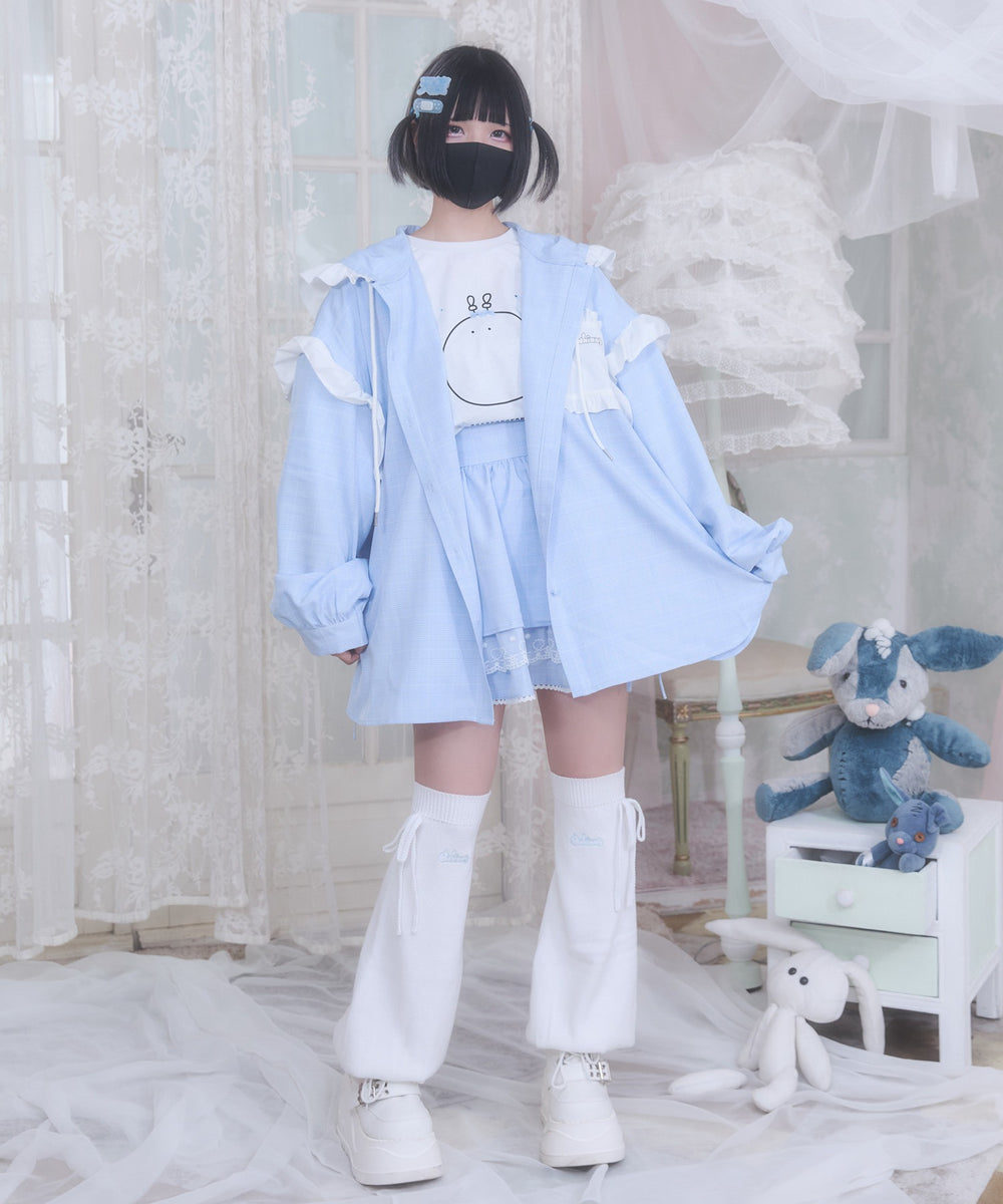 バブみでヤバみなフードシャツ