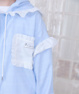 バブみでヤバみなフードシャツ