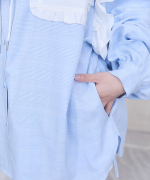 バブみでヤバみなフードシャツ