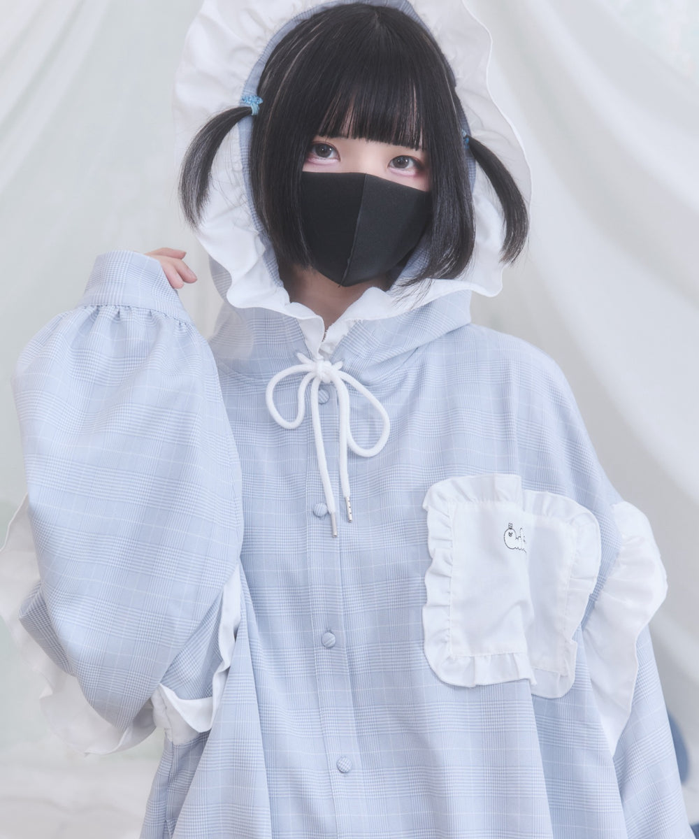 バブみでヤバみなフードシャツ