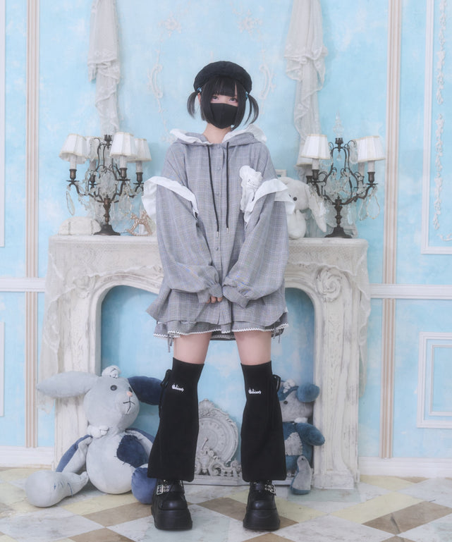 バブみでヤバみなフードシャツ