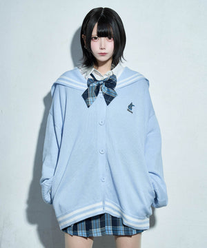 天才秀才クールな学生カーディガン【新色追加】