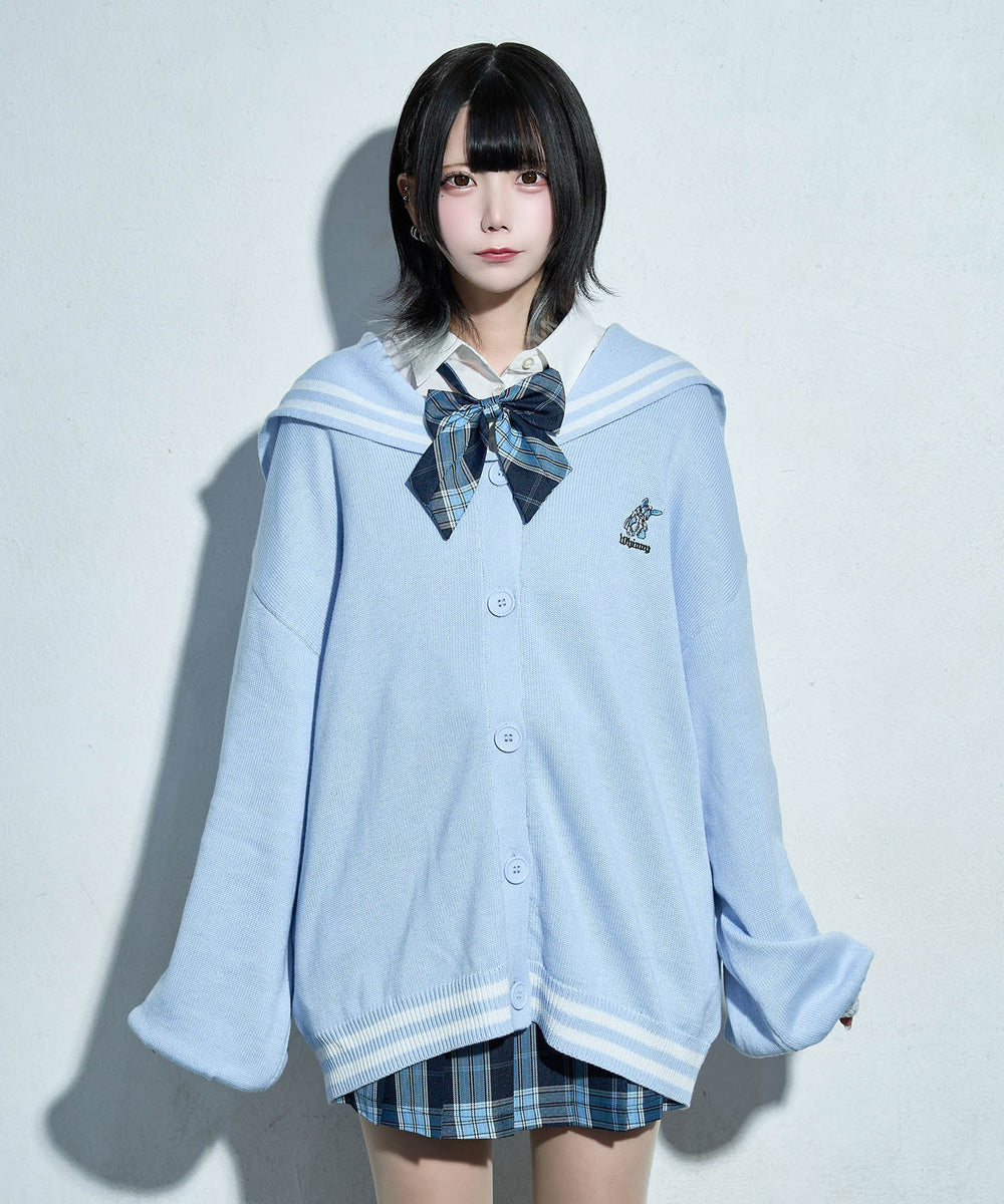 天才秀才クールな学生カーディガン【新色追加】