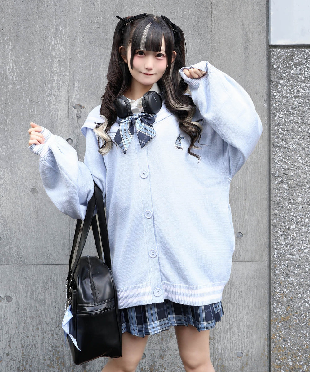 天才秀才クールな学生カーディガン【新色追加】